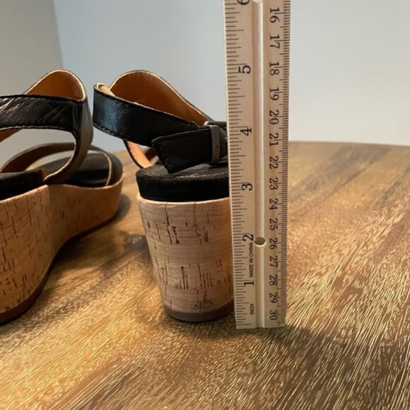 Anthropologie Latigo Lauren Platform Wedge Sandal Size 7.5 - Picture 6 of 10